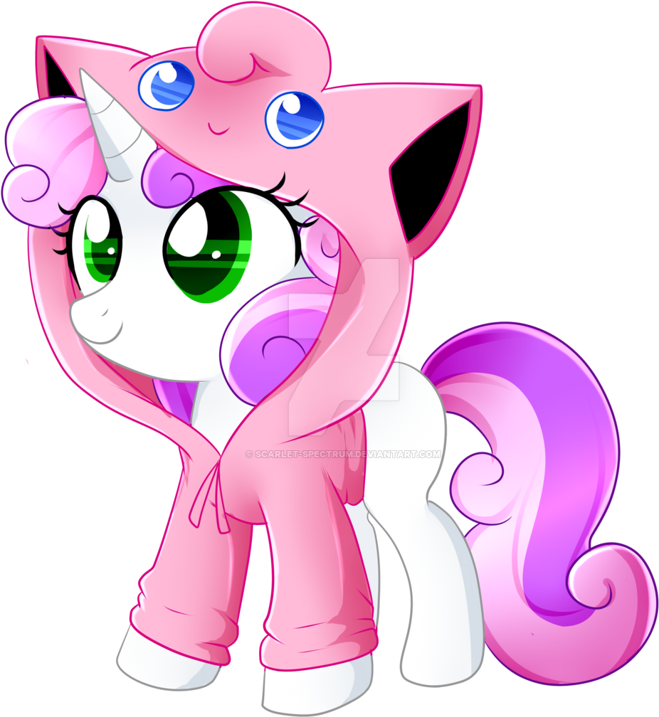 Scarlet-spectrum, Clothes, Hoodie, Jigglypuff, Pokémon, - Mlp By Scarlet Spectrum (1024x1040), Png Download