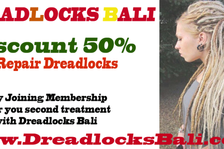 Best Price Dreadlocks In Bali - Full Kit Of Custom Long Natural Synthetic Dreads / (450x300), Png Download