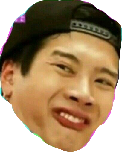 Jungkook Derp Png Svg Royalty Free Library - Jackson Wang Derp Face (408x508), Png Download