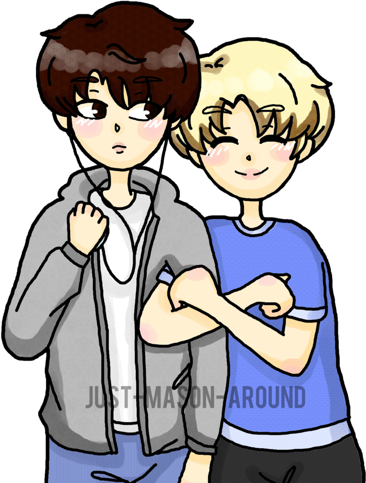 Jungkook And By Just Mason Around On - Jungkook (802x996), Png Download