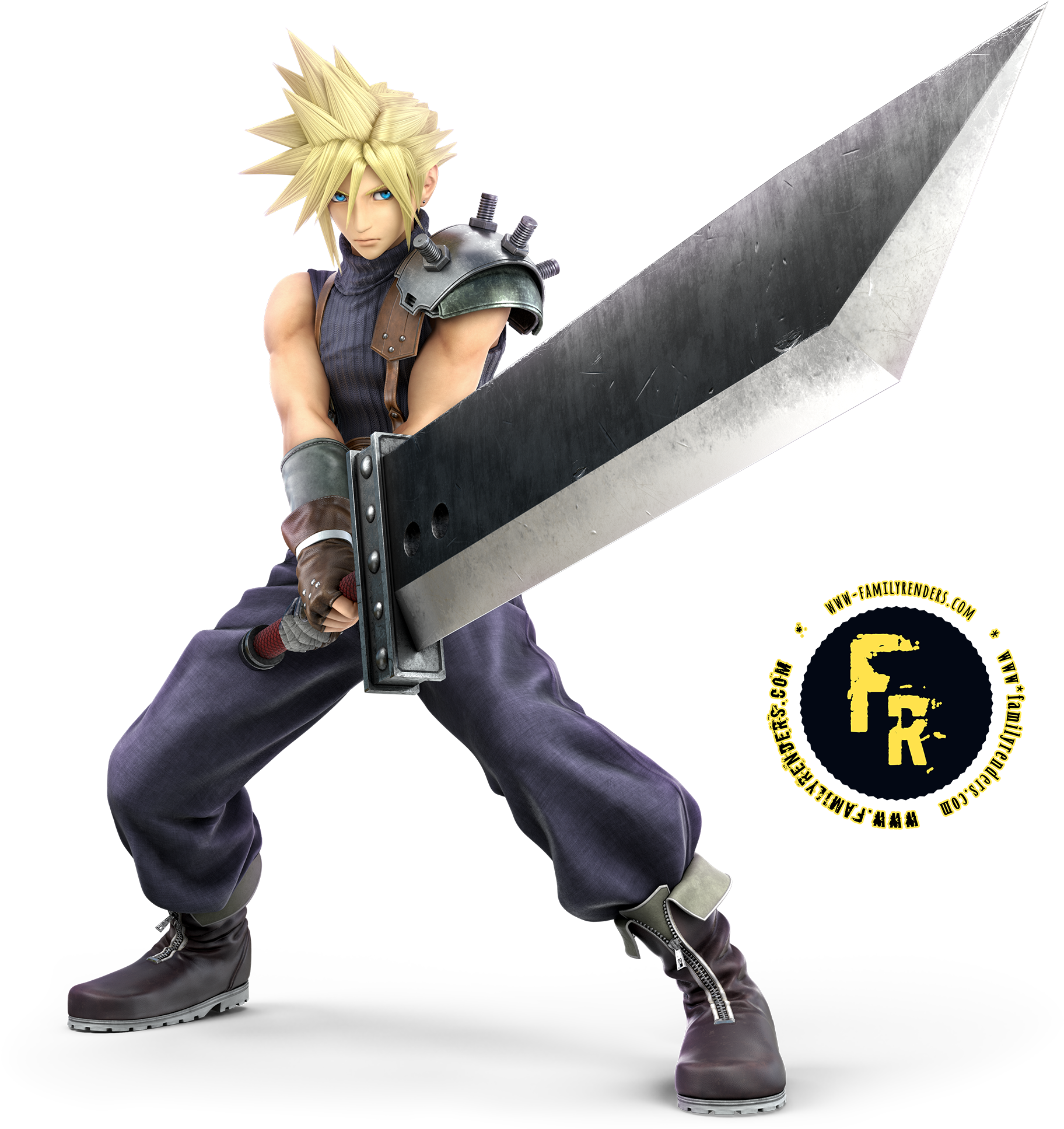 Super Smash Bros Ultimate Cloud (2000x2000), Png Download