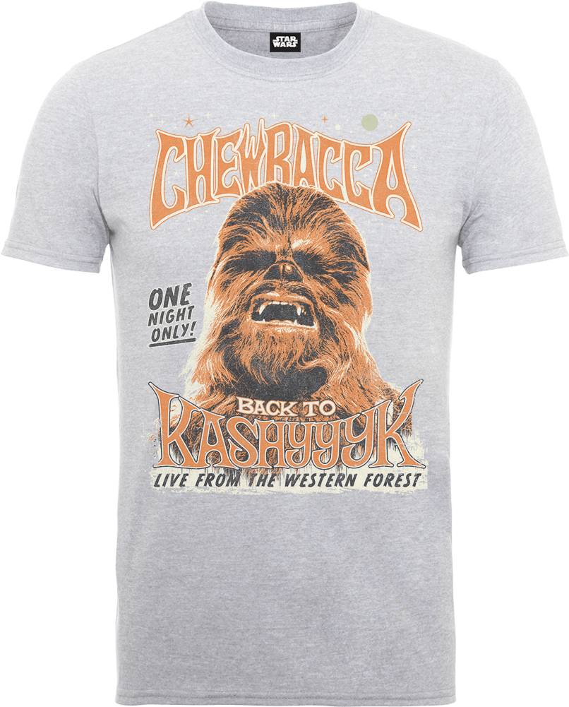 Star Wars Chewbacca One Night Only T-shirt - Friends Tričko (841x1000), Png Download