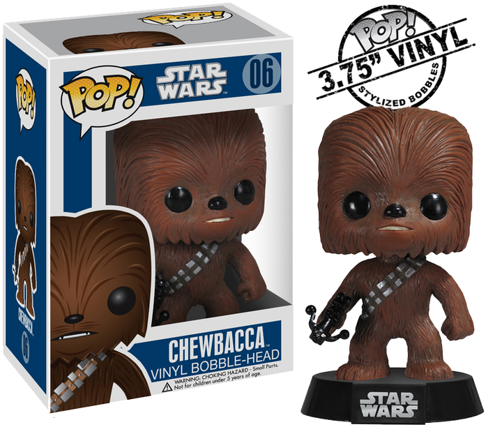 Star Wars - Chewbacca - Chewbacca Bobble Head Pop (700x621), Png Download