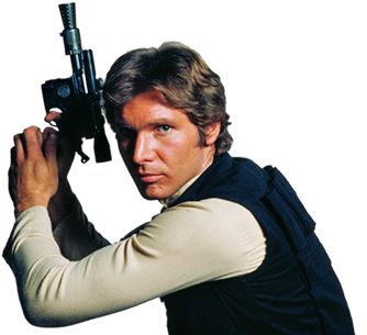 Hansolo - Han Solo Harrison Ford (421x321), Png Download