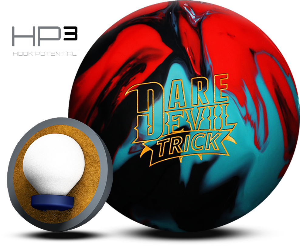Roto Grip Daredevil Trick - Daredevil Trick Bowling Ball (1000x1000), Png Download