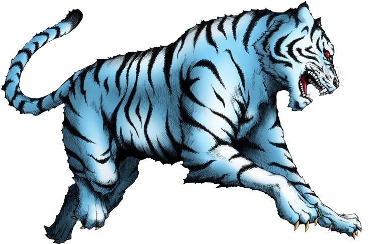 Blue Tiger Png Jpg Free - Black Tortoise Symbol Green (800x600), Png Download