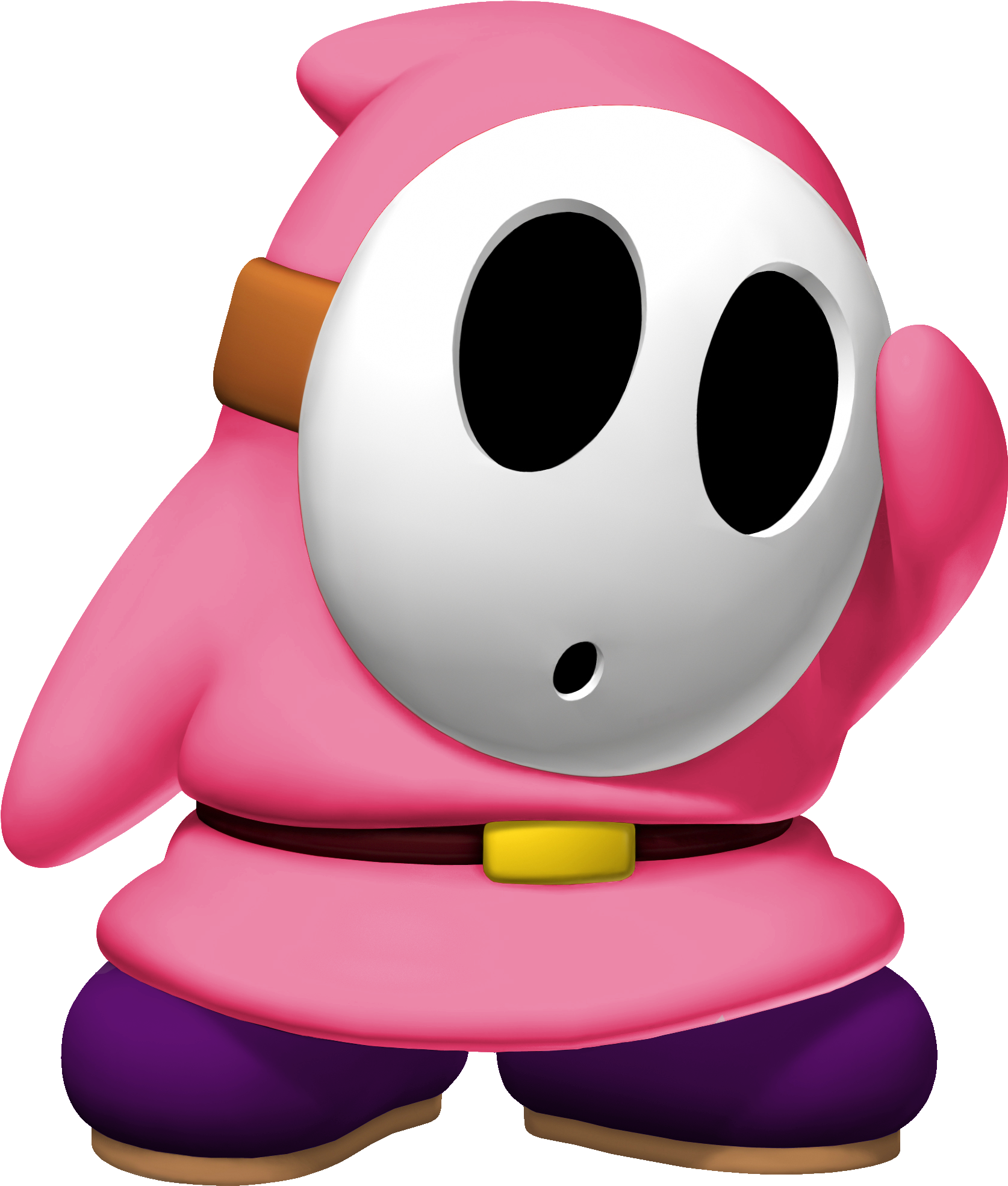 Acl Mk8 Pink Shy Guy - Pink Shy Guy Mario (1695x2012), Png Download
