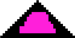 Cat Ears - Triangle Sprite (480x320), Png Download