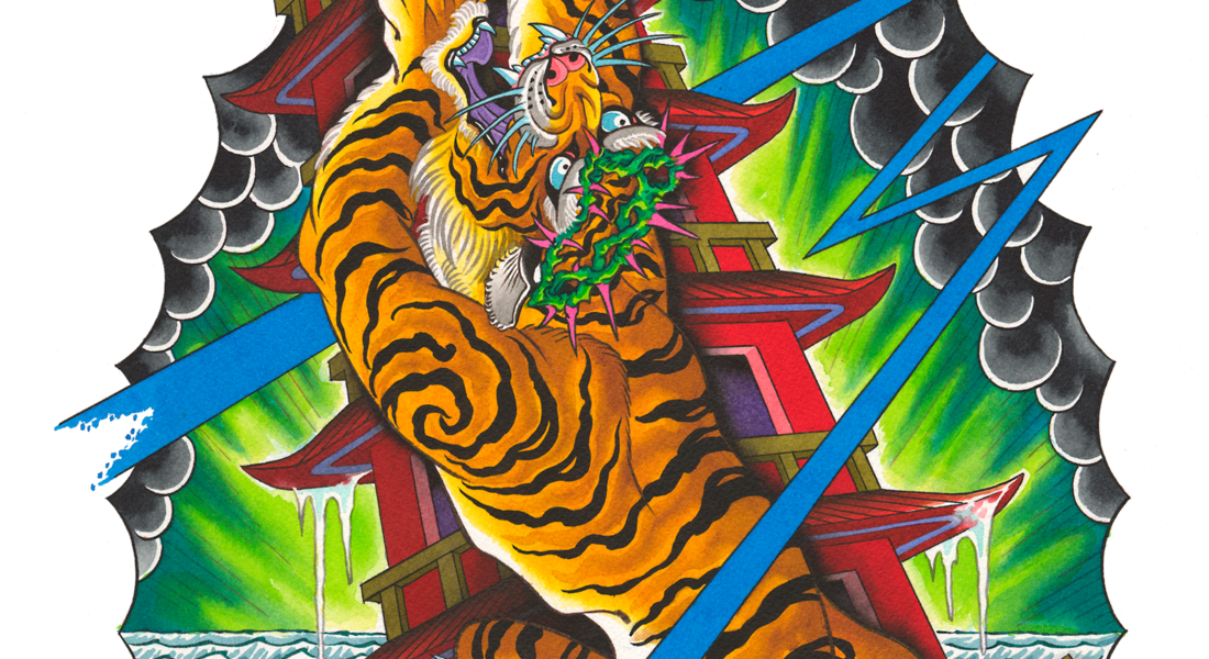 Pagoda City Tattoo Fest - Kings Avenue Tattoo (1100x600), Png Download