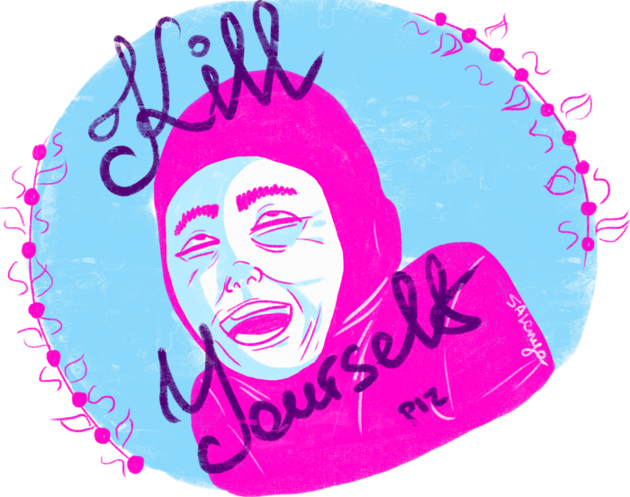 Main Pinkguykillyourself1 - Kill Yourself (700x552), Png Download