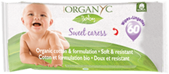 Organyc Baby 60 Sweet Caress Organic Cotton Baby W - 2pack! Organyc Baby Wipes - 100 Percent Organic Cotton (350x350), Png Download