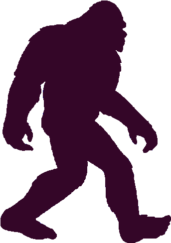 Vector Bigfoot Images - Bigfoot Clipart (448x600), Png Download