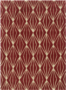 Boomerang Rust 8x10 Rug - Powell Bombay Entwine 8' X 11' Diamond Hand Tufted (648x432), Png Download