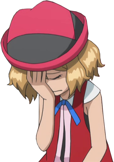 Face Palm Png Clipart Royalty Free Stock - Facepalm Pokemon Png (393x541), Png Download