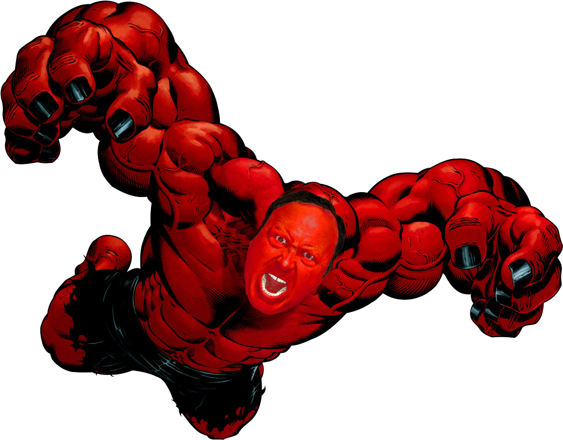 Red Hulk Comic Png (1392x1080), Png Download