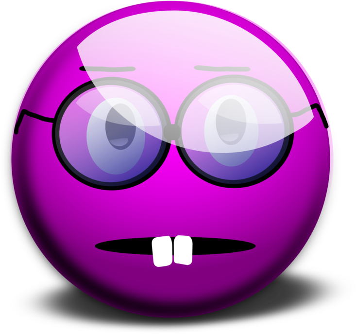 Emoji Emoticon Smiley Shrug Facepalm - Purple Emoticons (784x750), Png Download