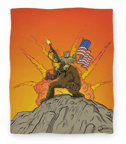 Teddy And Bigfoot - Teddy Roosevelt Riding Bigfoot (484x484), Png Download