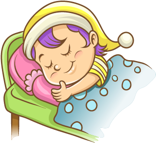 Girl Sleeping Png - Sono Cotta Buonanotte (510x505), Png Download