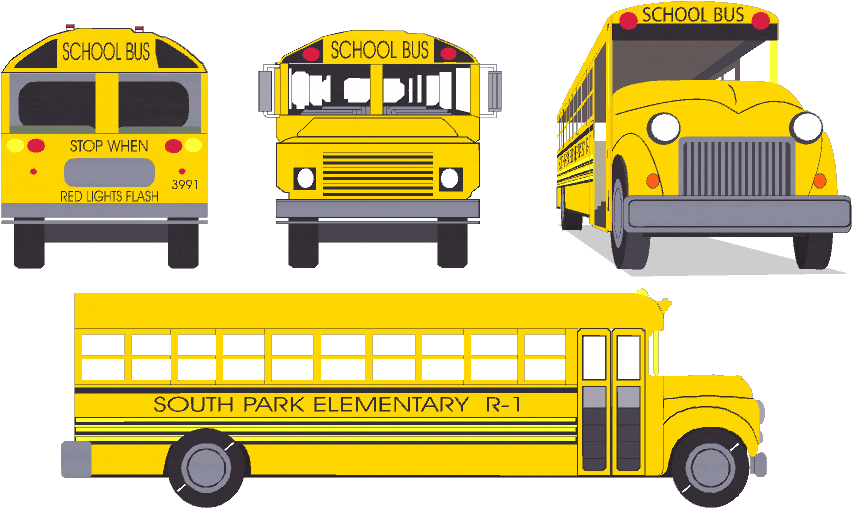 Schoolbus - Bus (960x540), Png Download