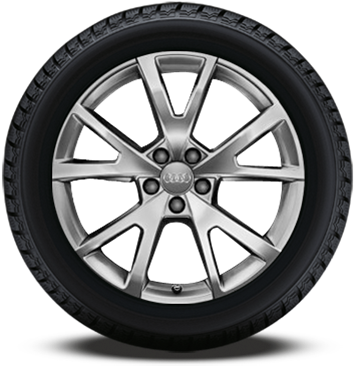 Winter Tire Sets 1 - Audi 5 V Speichen Design (384x375), Png Download