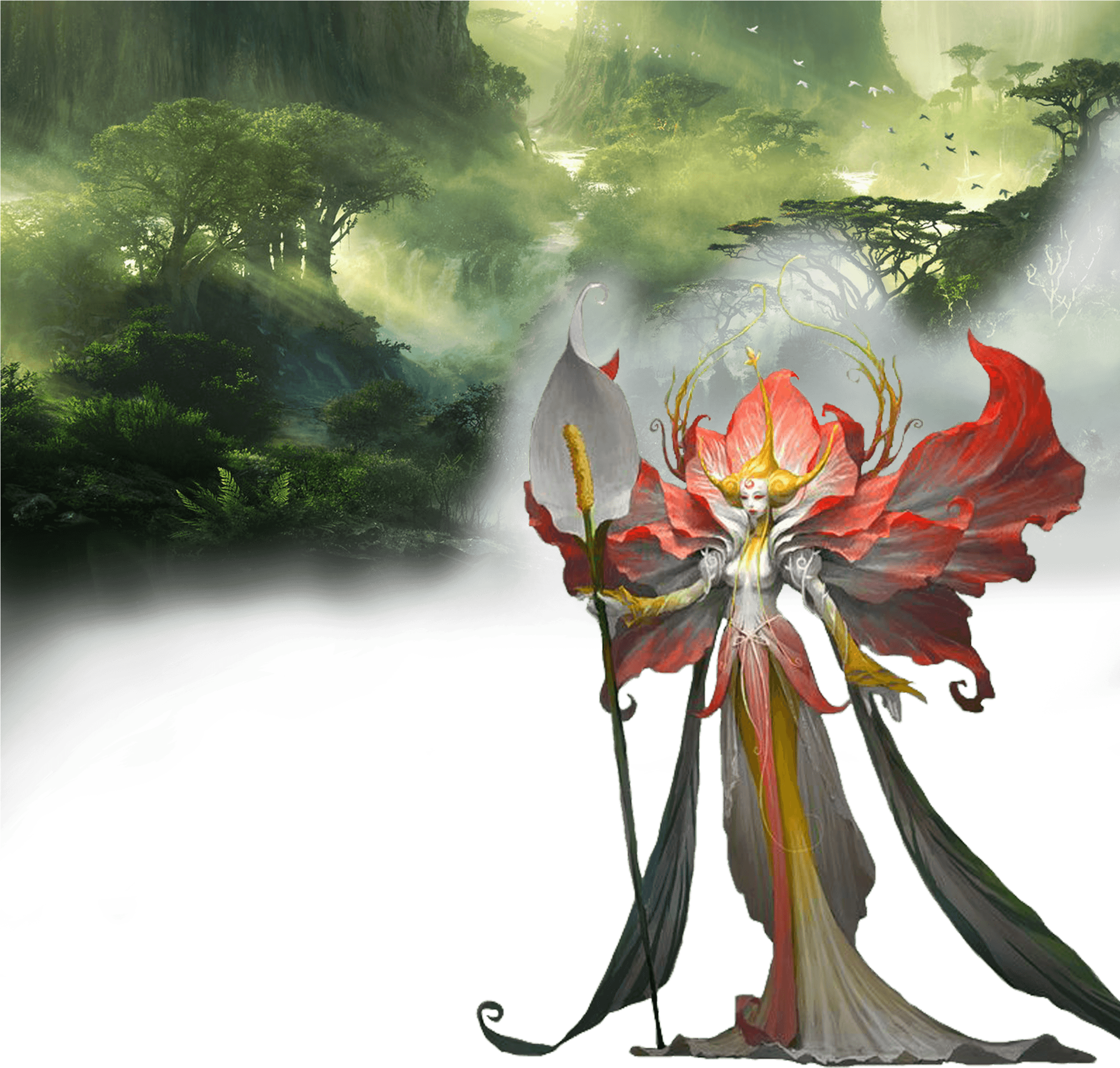 Randeti - “ - Magic The Gathering Land Artwork (2480x3508), Png Download
