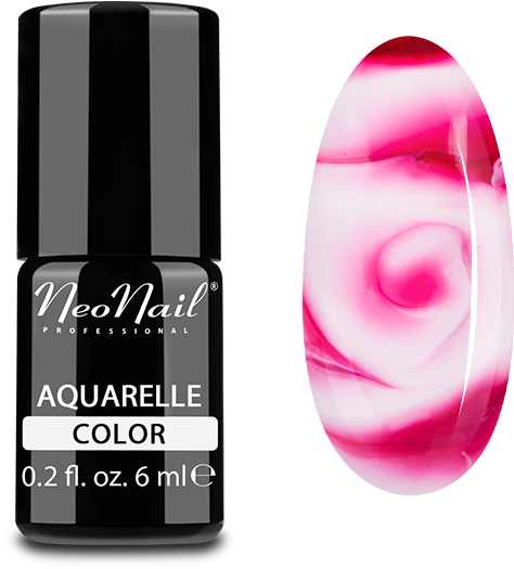 Uv Gel Polish 6 Ml - Neonail Aquarelle Lakier Hybrydowy Cherry Aquarelle (600x600), Png Download