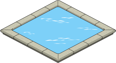 Decoration Reflecting Pool - Illustration (460x460), Png Download