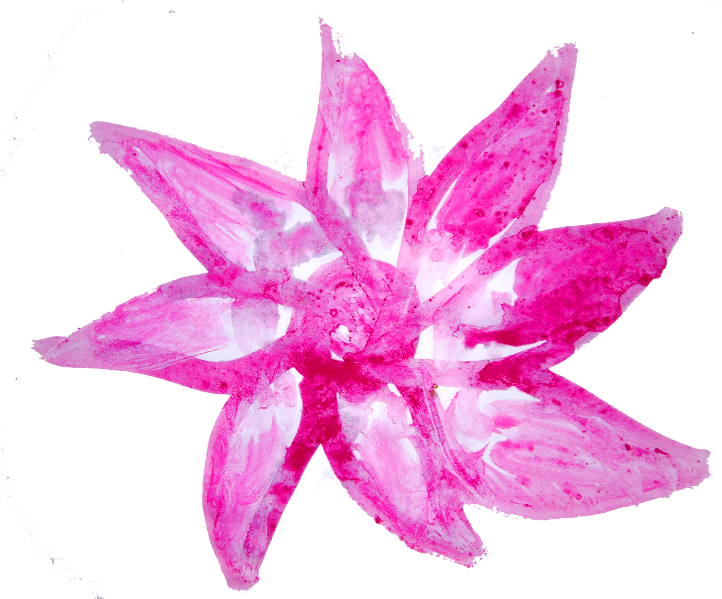 Watercolor Flowers Shading Free Png - Watercolor Painting (1500x1500), Png Download