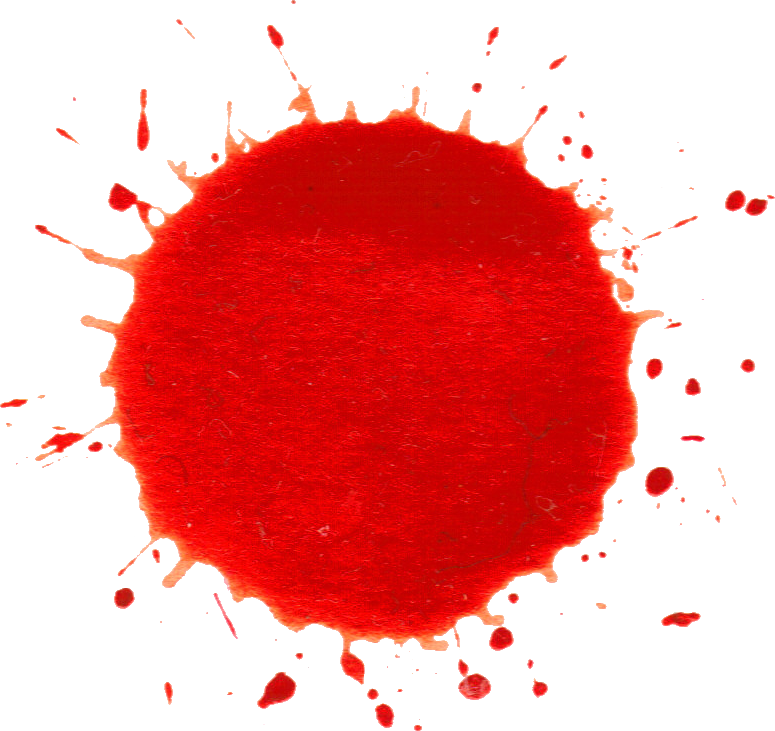 Free Download - Red Watercolor Splash Png (775x731), Png Download