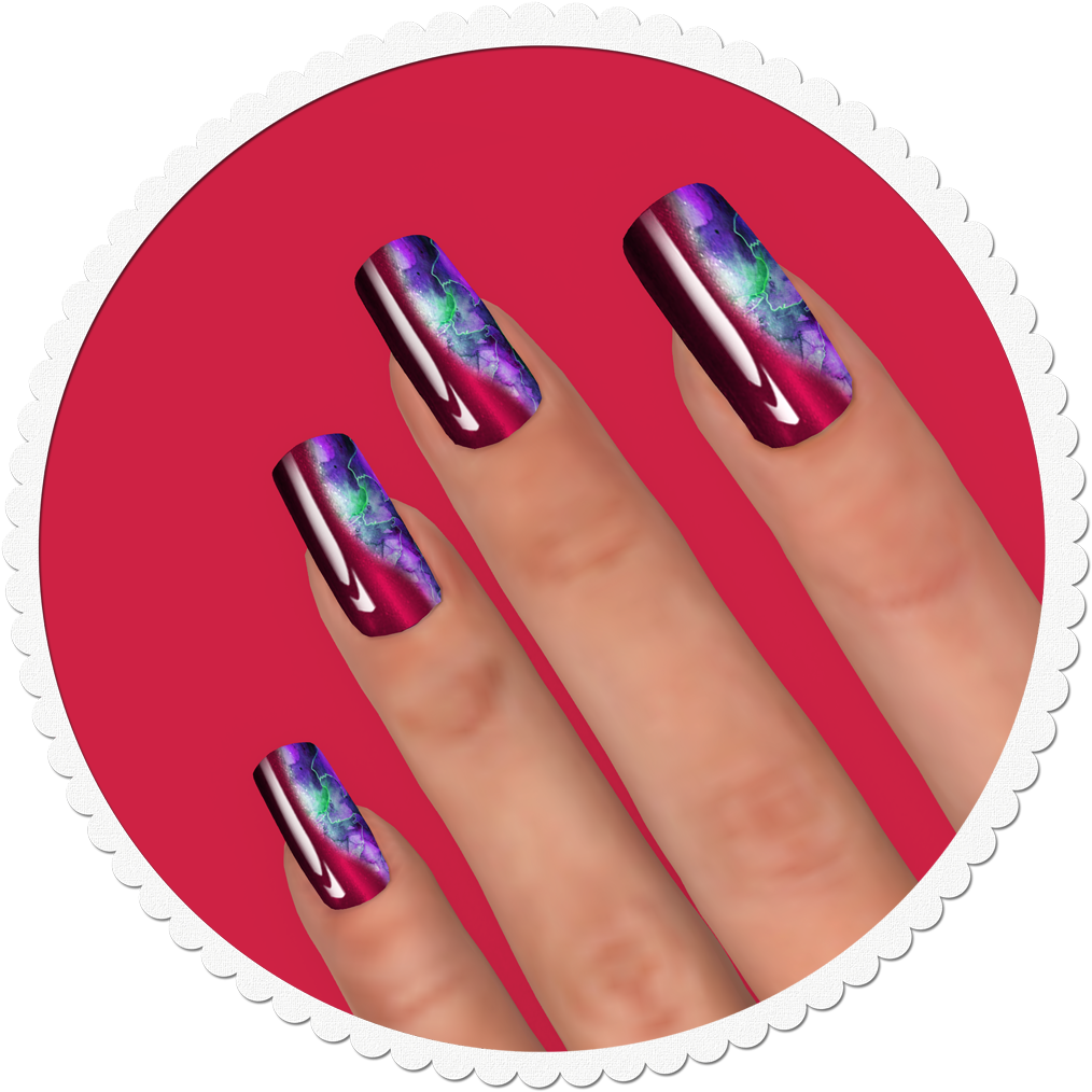 Here's Another Shot Of Zoz's Watercolor Polish, Featured - Nail Polish (1500x1125), Png Download