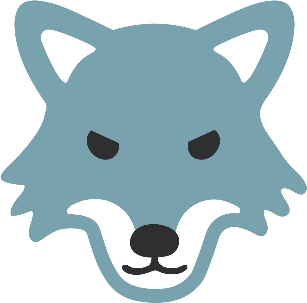 Download Svg Wolf Face, Wolf Emoji, Clip Art, Wolves - Wolf Emoji Png - HD Transparent PNG ...