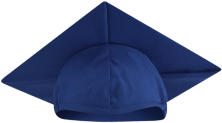 Blue Graduation Hat Png Download - Navy Blue (800x800), Png Download