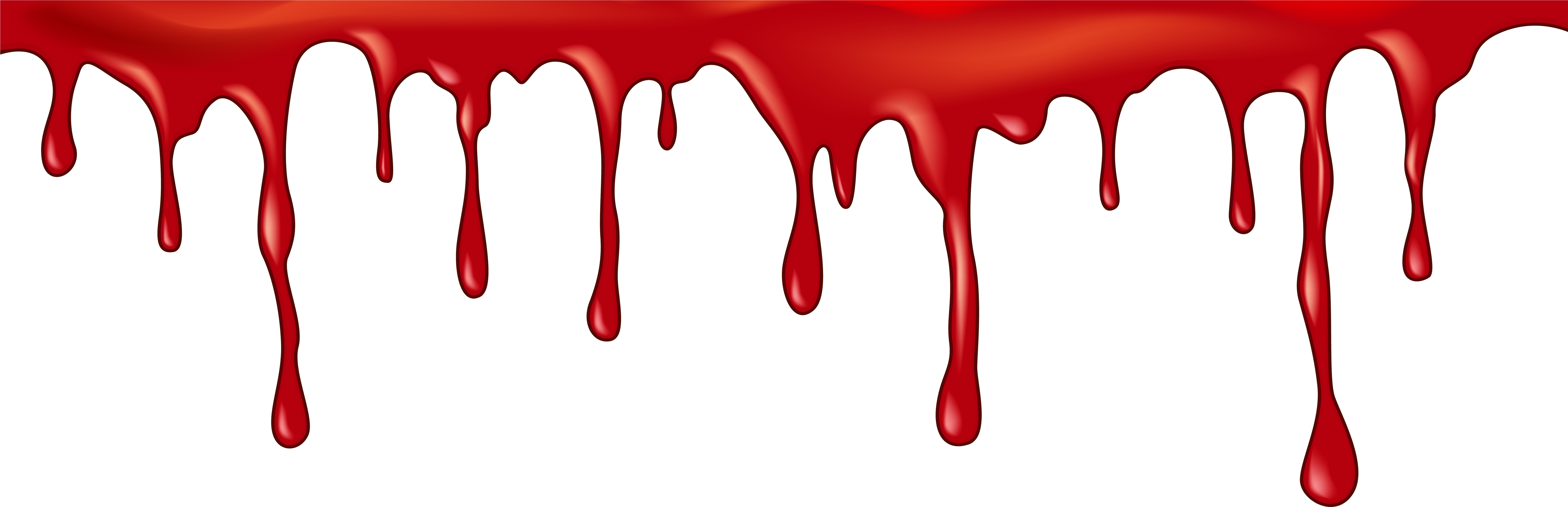 Happy Halloween Bloody Png (8000x2618), Png Download