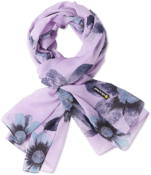 Watercolor Flower Lightweight Scarf - Scarf (570x570), Png Download