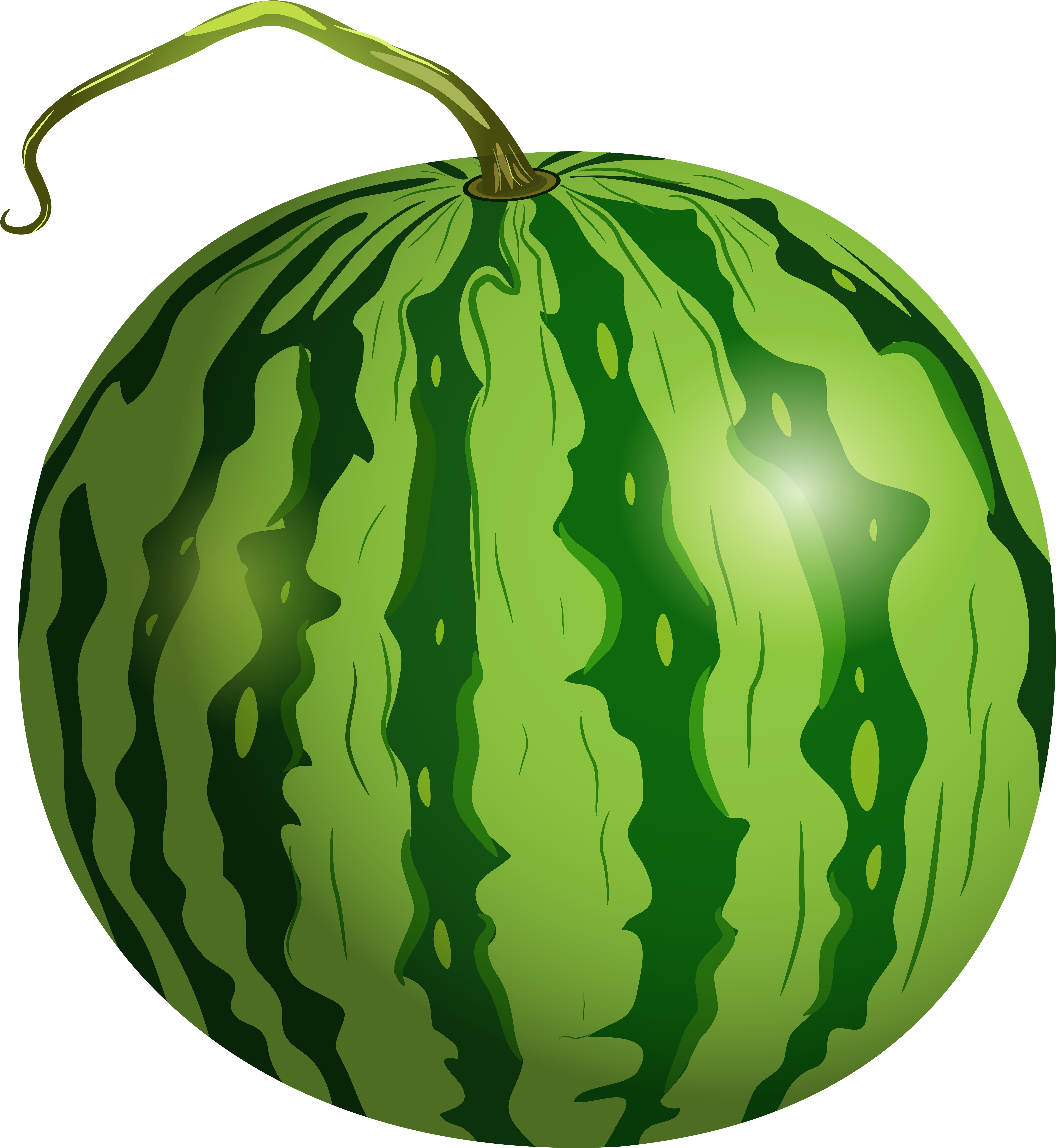 Watermelon Png Clip Art (7332x8000), Png Download