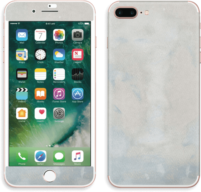 Dreamy Watercolor Skin - Apple Iphone 7 Plus 128gb - Rose Gold (800x767), Png Download