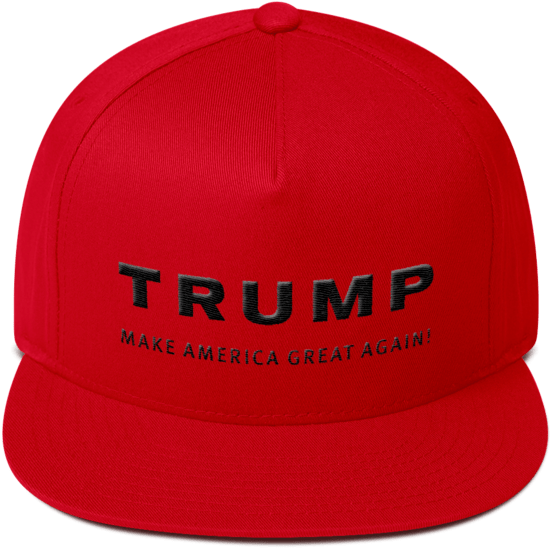 Trump Make America Great Again Flat Bill Cap By Trump - Baseball Cap (600x600), Png Download