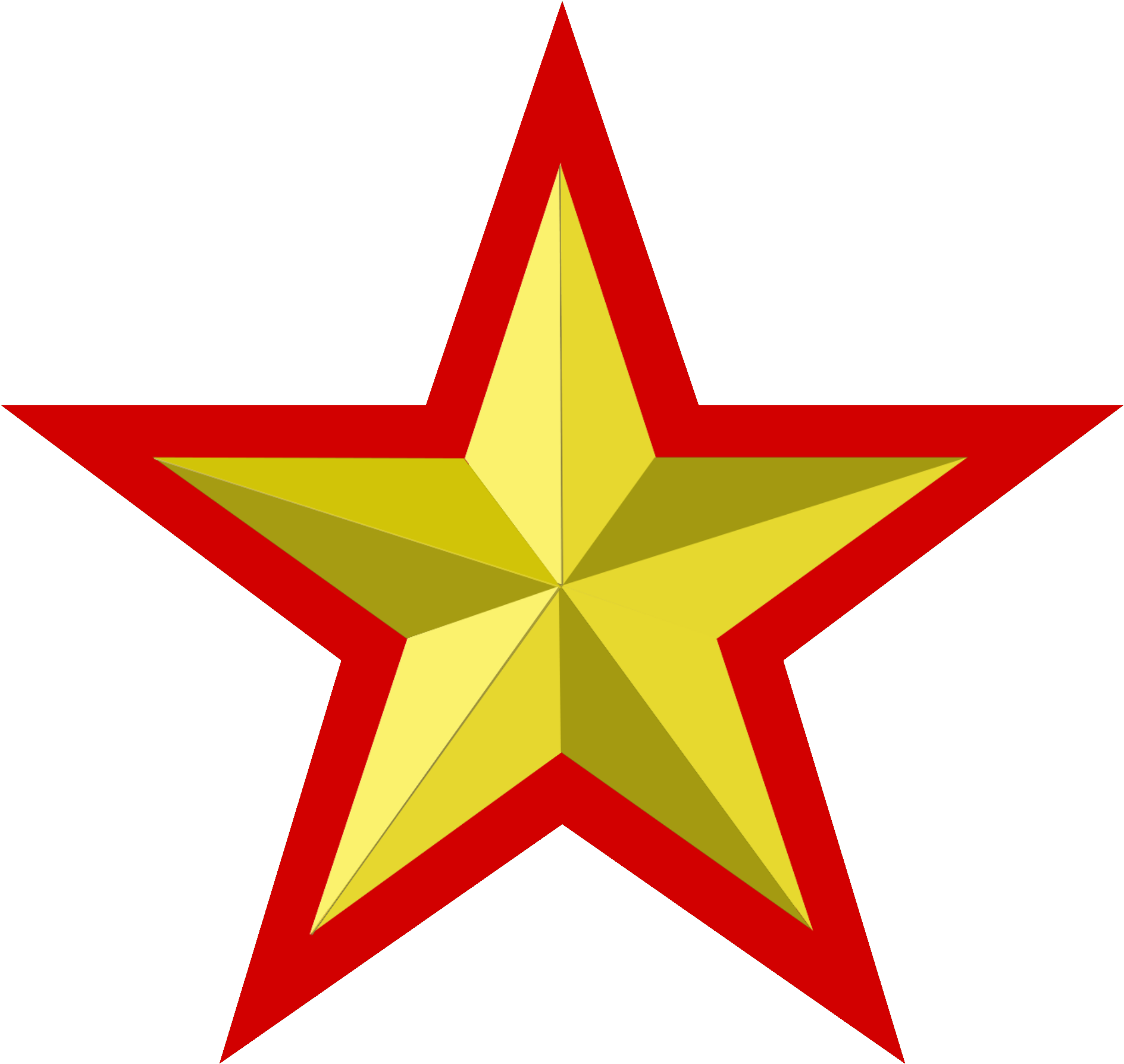 Download - Red And Yellow Stars (1117x1024), Png Download