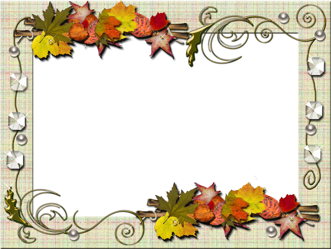 Thanksgiving Border Images Thanksgiving Borders Clipart - Woman Birthday Photos Frame (1152x864), Png Download