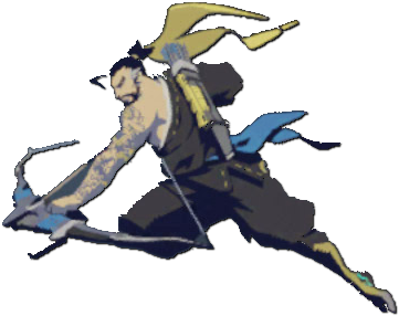 Hanzo Overwatch Png Graphic Free Download - Hanzo Archer Spray (400x348), Png Download