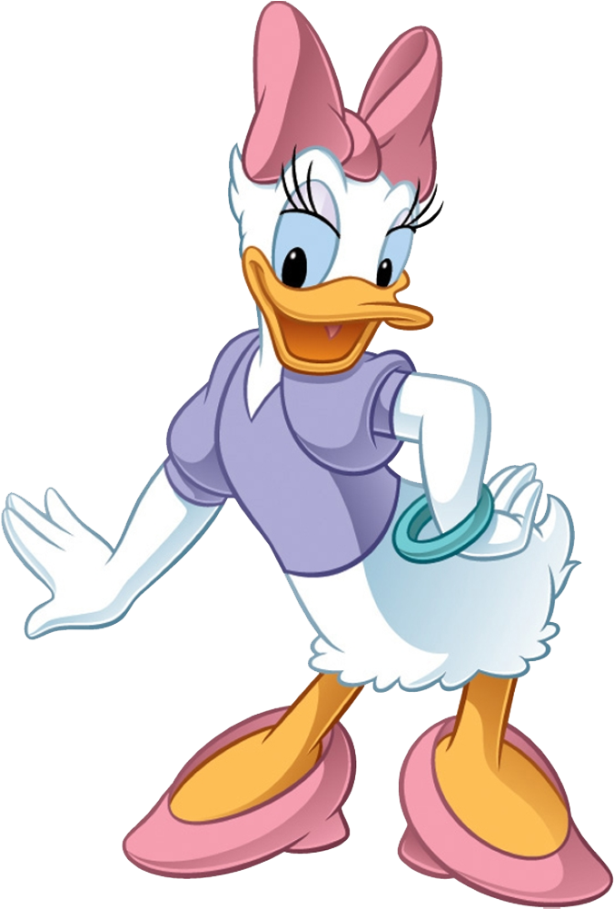 Graphic Transparent Library Duck Png Images All Hd - Girl Duck From Mickey Mouse (1000x1000), Png Download