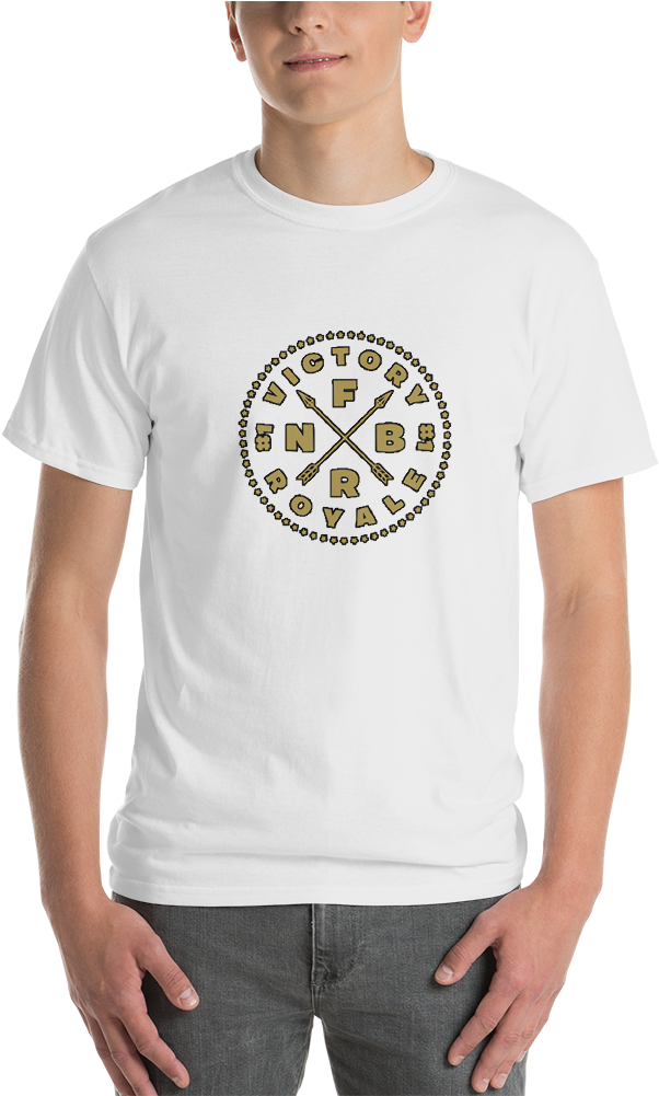 Victory Royale Circle Battle Royale T-shirt - T-shirt (1000x1000), Png Download