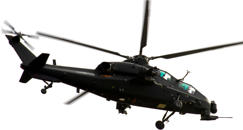 Military Helicopter Png Photo - Z 10 Helicopter Png (1024x596), Png Download