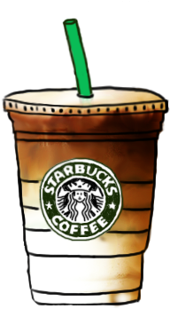 Starbucks Clipart Png - Starbucks Sticker (400x400), Png Download