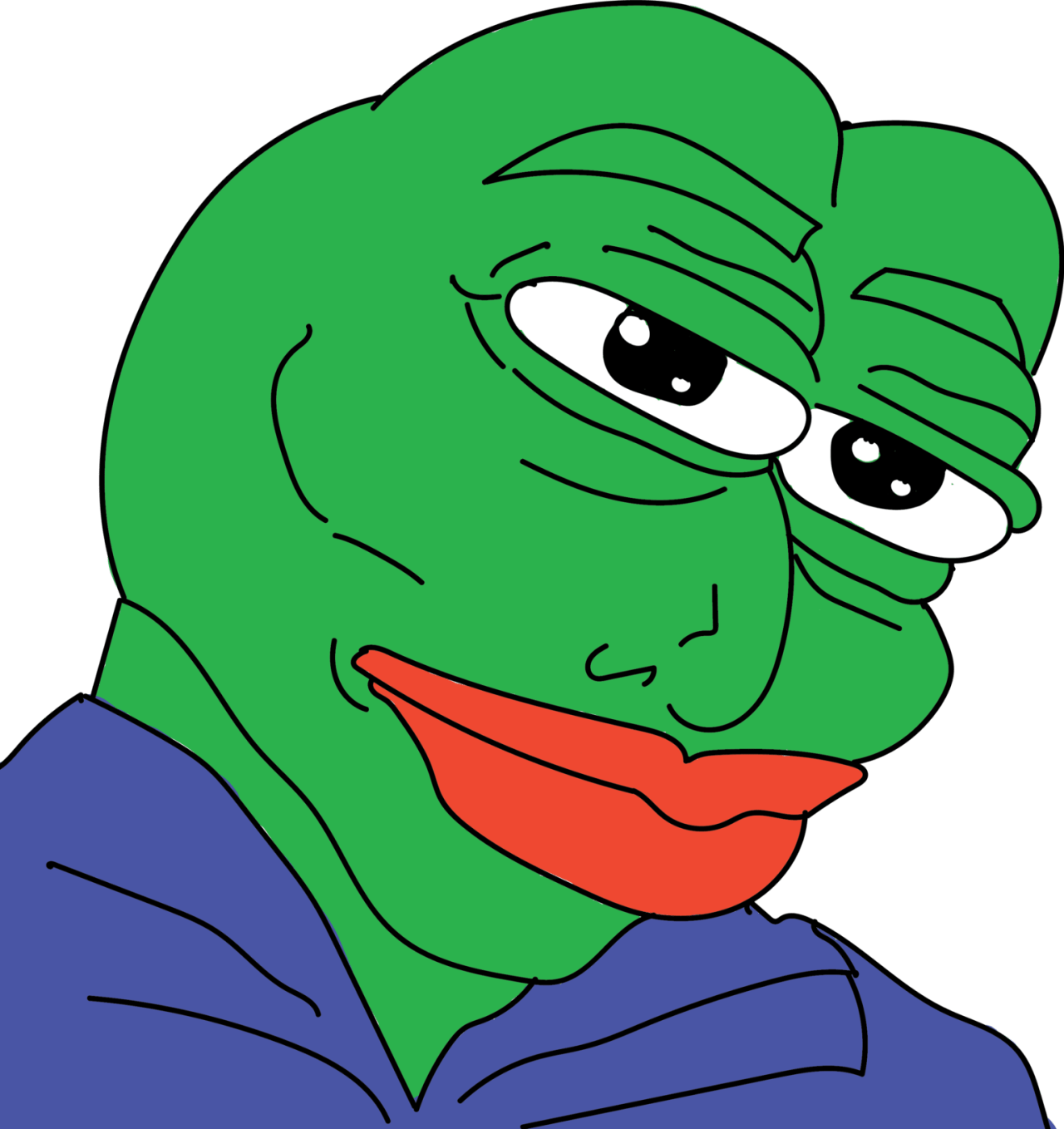 Handsome Pepe - Pepe The Frog Handsome (1280x1358), Png Download