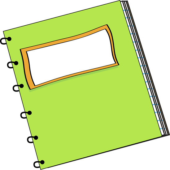 Books Clipart Notebook - Notebook With Pencil Clipart Png (549x550), Png Download