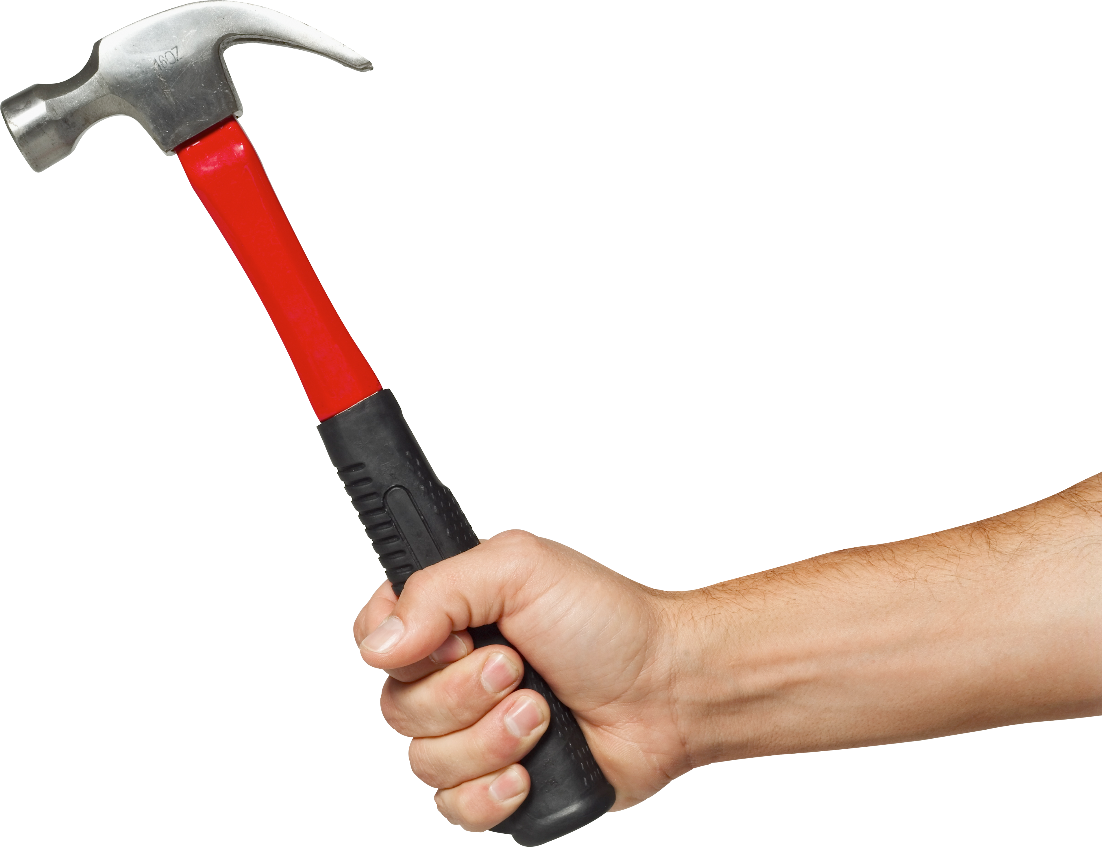 Hand Holding Hammer Four - Hand With Hammer Png (3812x2931), Png Download