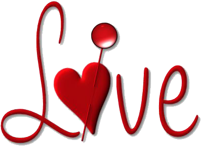 Love - Love With Heart Png (414x295), Png Download