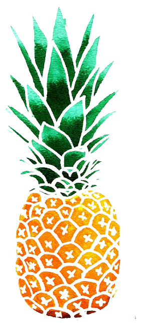 Pineapple Drawing Watercolor Painting Clip Art - Pineapple Illustration (564x730), Png Download
