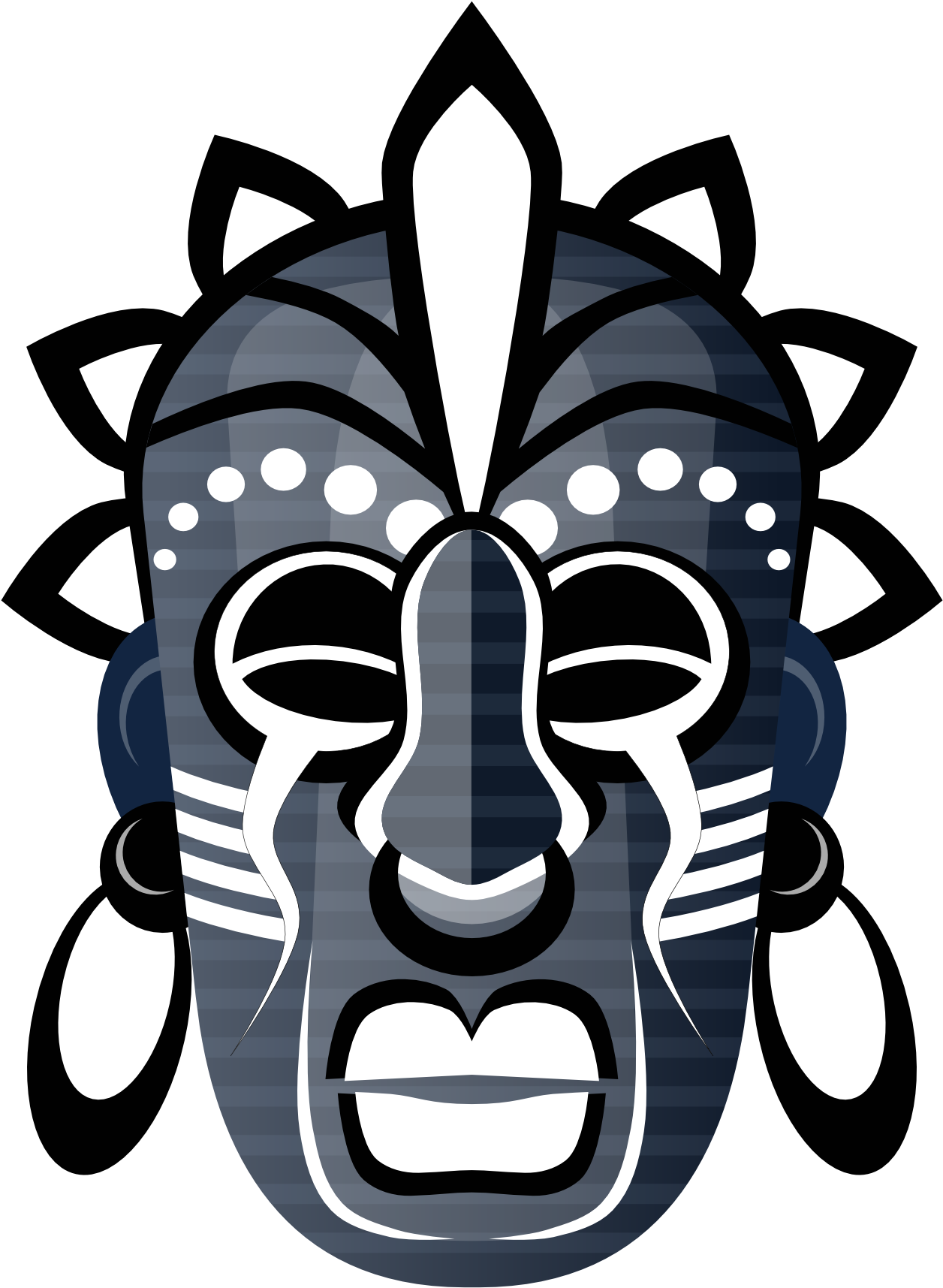 Clipart Bear Tribal - African Tribal Mask Png (1969x1969), Png Download